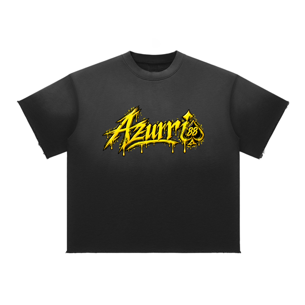 Sun Fade Raw Edge T-Shirt