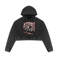 Azurri Women’s Falling Plane Crop Hoodie