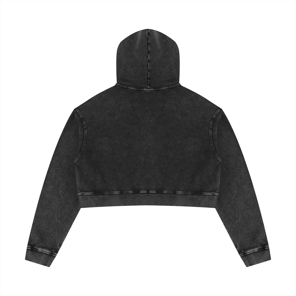 Azurri Women’s Falling Plane Crop Hoodie